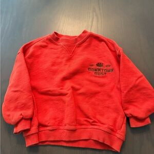 Zara Vibrant Red Kids Sweatshirt